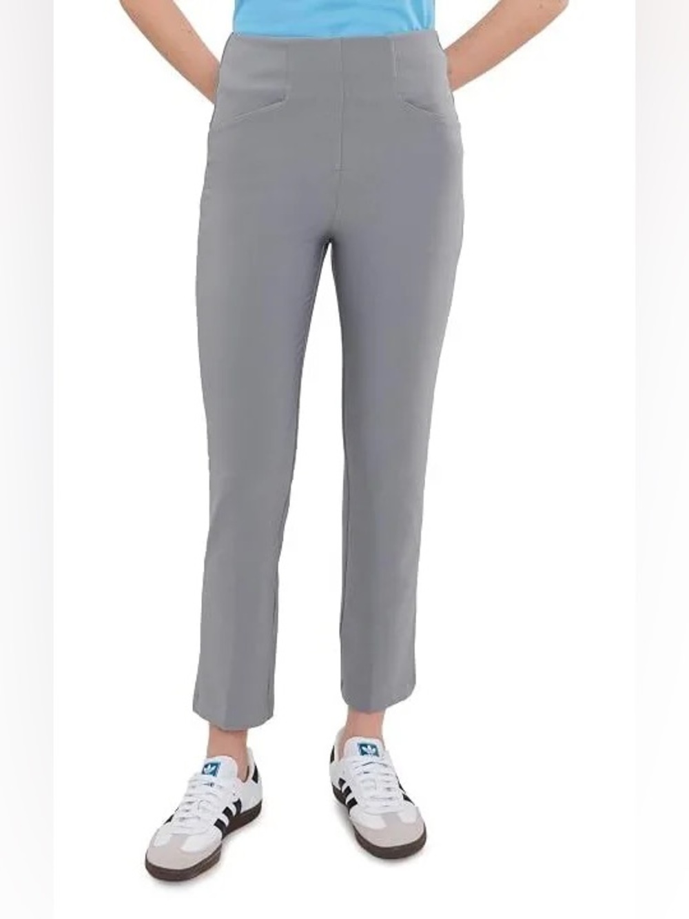 NEW Adidas Golf XS Ultimate365+ Ankle Pants grey Womens $90 stretch Athleisure